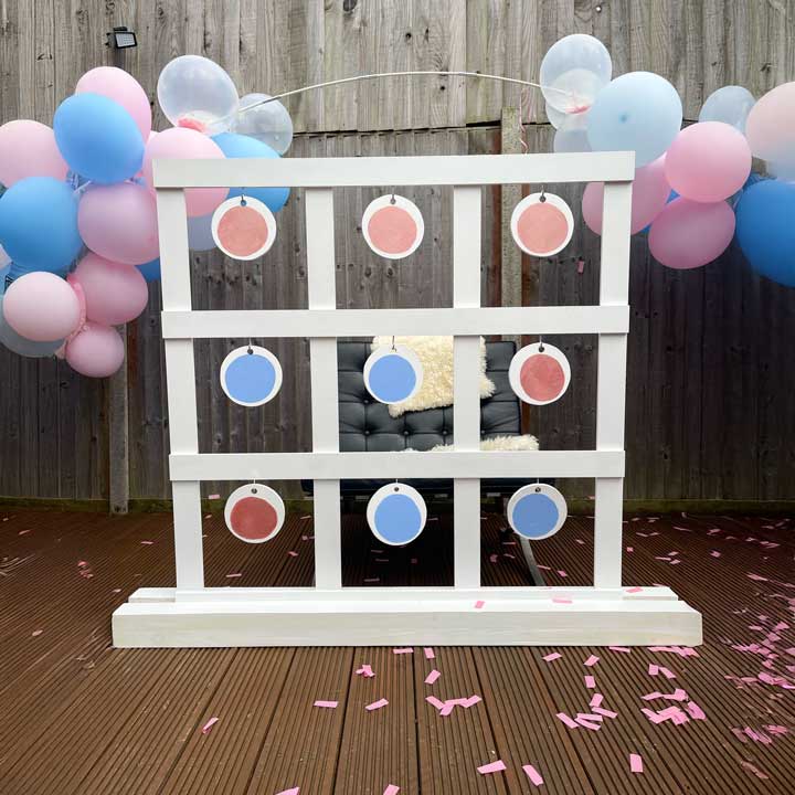 Gender Reveal Tic-Tac-Toe Game