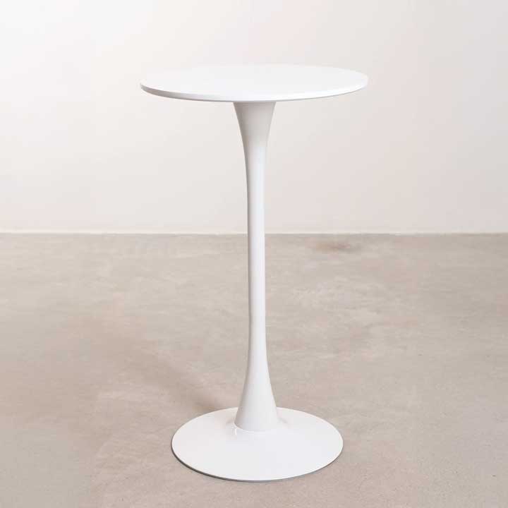 White Poseur Table - Como